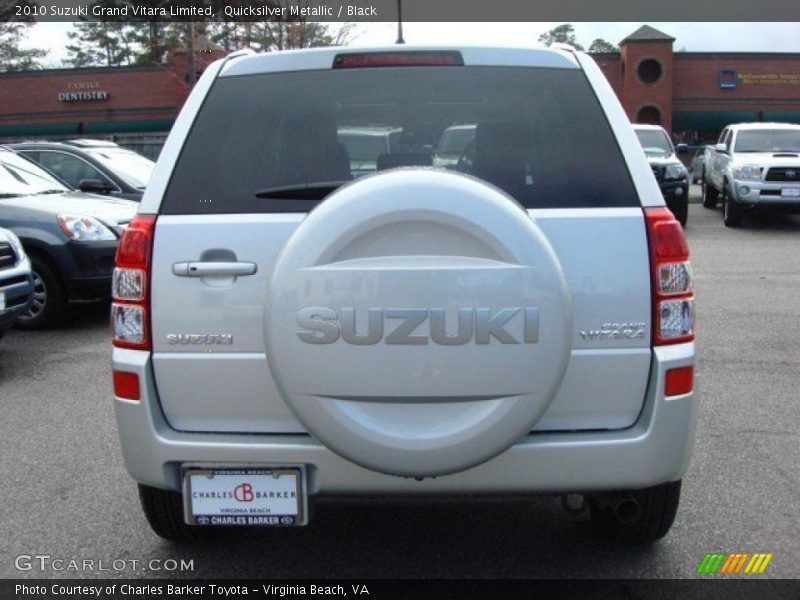 Quicksilver Metallic / Black 2010 Suzuki Grand Vitara Limited