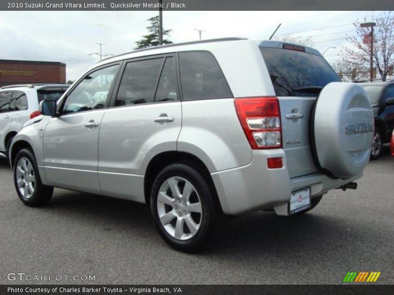 Quicksilver Metallic / Black 2010 Suzuki Grand Vitara Limited