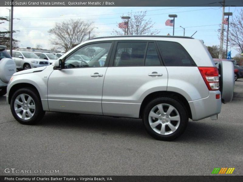 Quicksilver Metallic / Black 2010 Suzuki Grand Vitara Limited