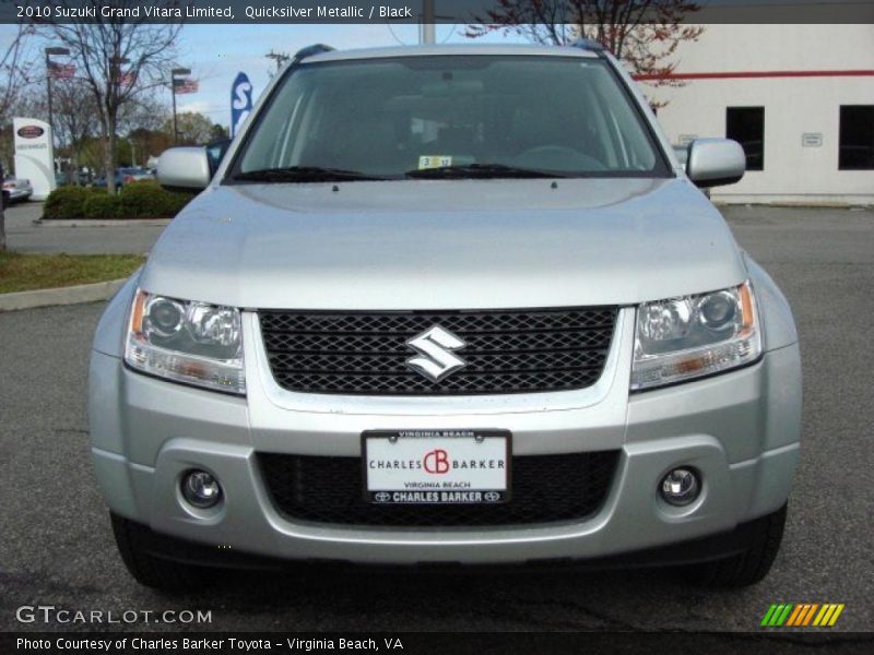 Quicksilver Metallic / Black 2010 Suzuki Grand Vitara Limited