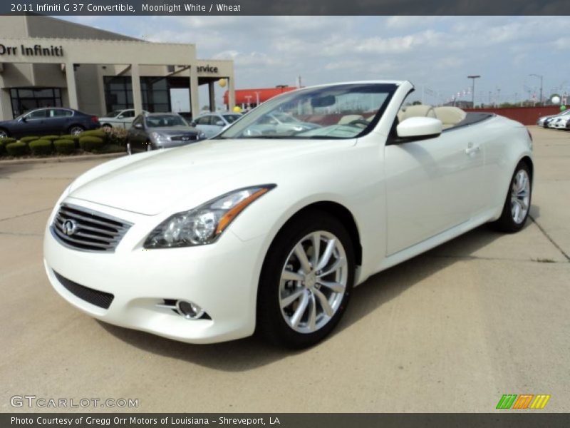 Moonlight White / Wheat 2011 Infiniti G 37 Convertible