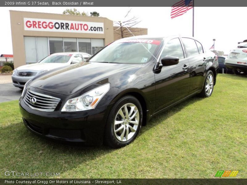 Black Obsidian / Wheat 2009 Infiniti G 37 Sedan