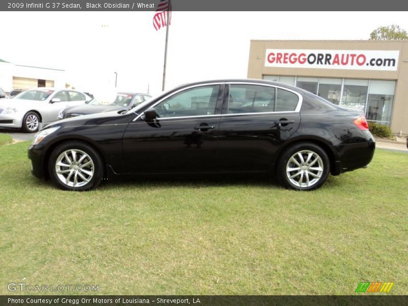 Black Obsidian / Wheat 2009 Infiniti G 37 Sedan