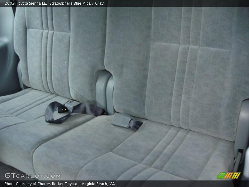 Stratosphere Blue Mica / Gray 2003 Toyota Sienna LE
