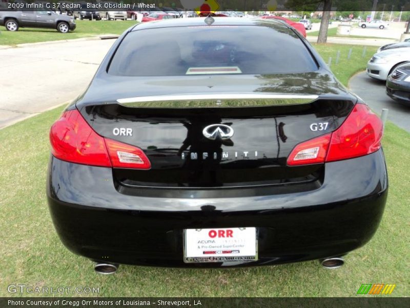 Black Obsidian / Wheat 2009 Infiniti G 37 Sedan