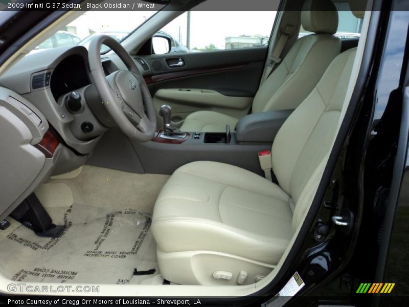Black Obsidian / Wheat 2009 Infiniti G 37 Sedan