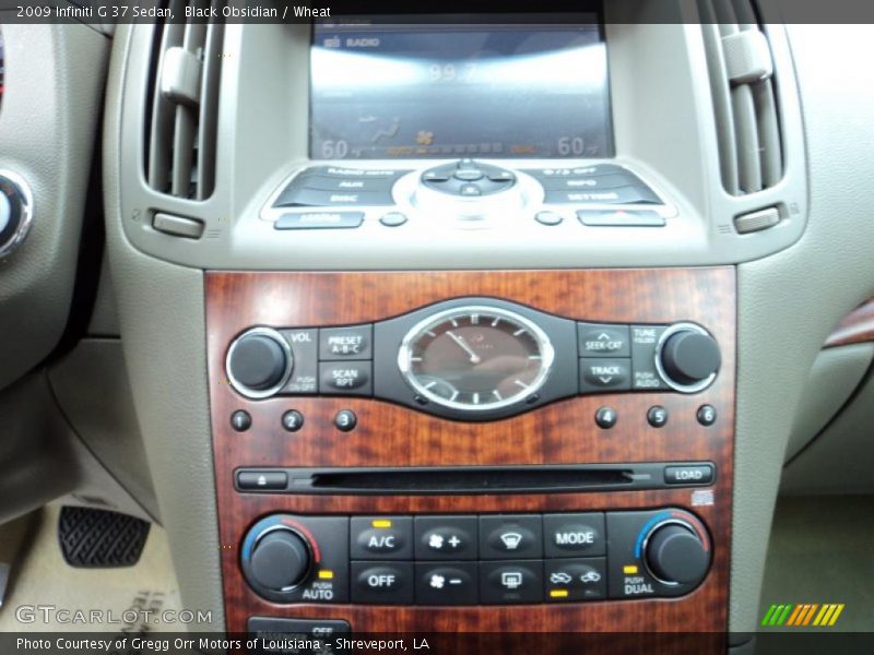 Black Obsidian / Wheat 2009 Infiniti G 37 Sedan