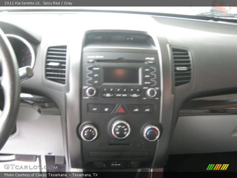 Spicy Red / Gray 2011 Kia Sorento LX