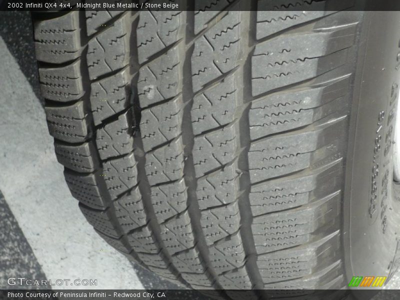 Midnight Blue Metallic / Stone Beige 2002 Infiniti QX4 4x4