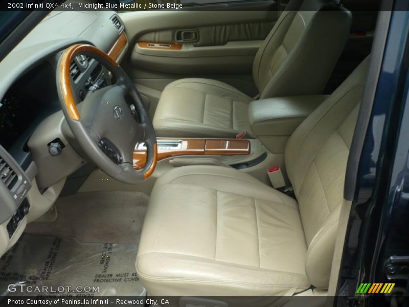  2002 QX4 4x4 Stone Beige Interior