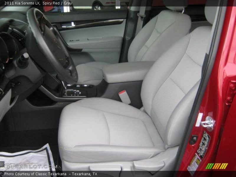 Spicy Red / Gray 2011 Kia Sorento LX