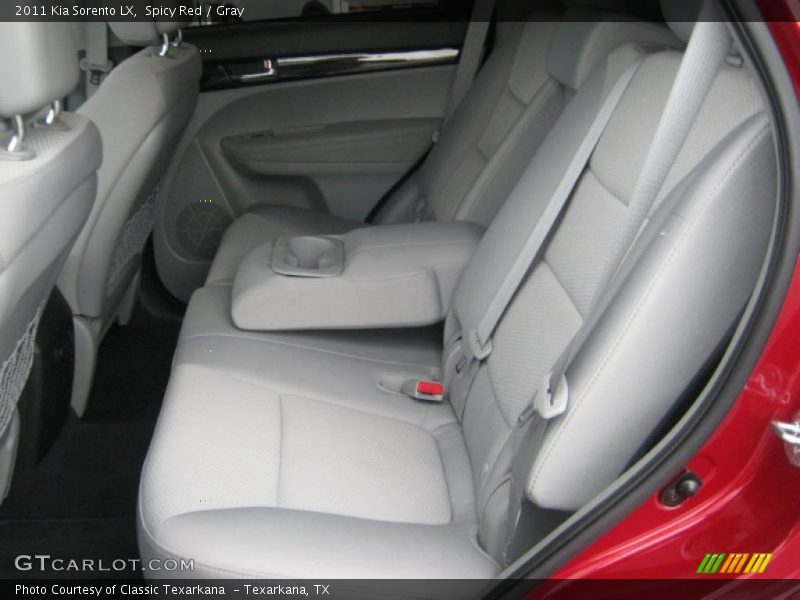 Spicy Red / Gray 2011 Kia Sorento LX