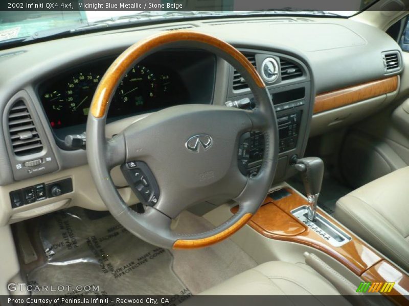 Stone Beige Interior - 2002 QX4 4x4 