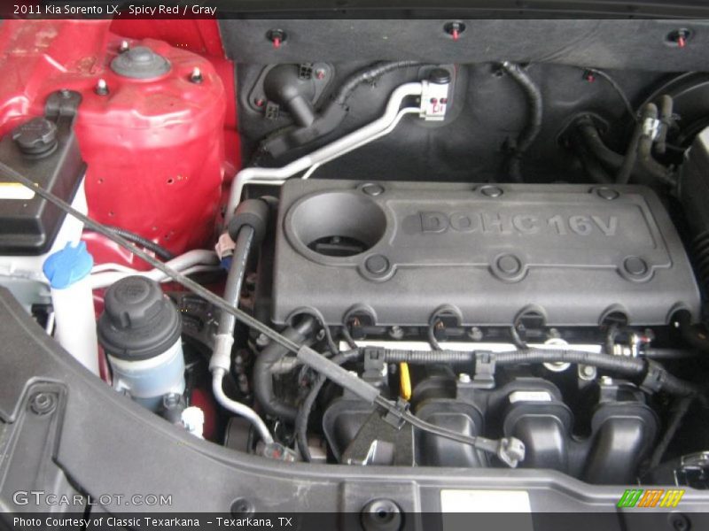 Spicy Red / Gray 2011 Kia Sorento LX