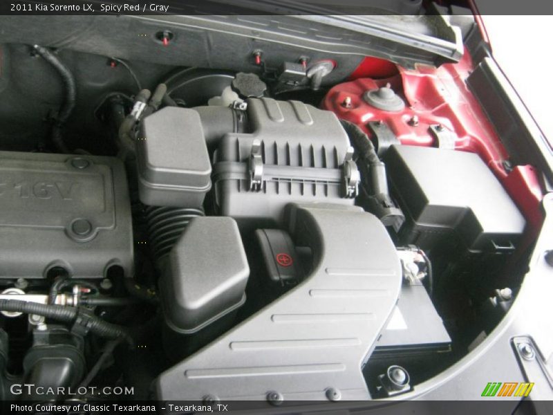 Spicy Red / Gray 2011 Kia Sorento LX