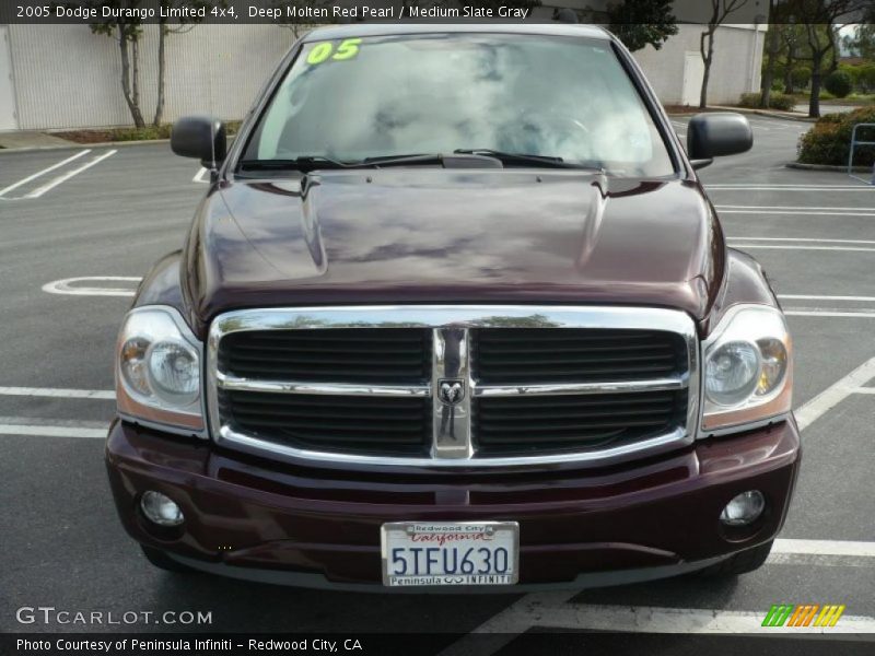 Deep Molten Red Pearl / Medium Slate Gray 2005 Dodge Durango Limited 4x4