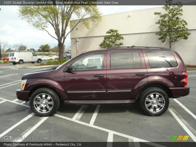  2005 Durango Limited 4x4 Deep Molten Red Pearl