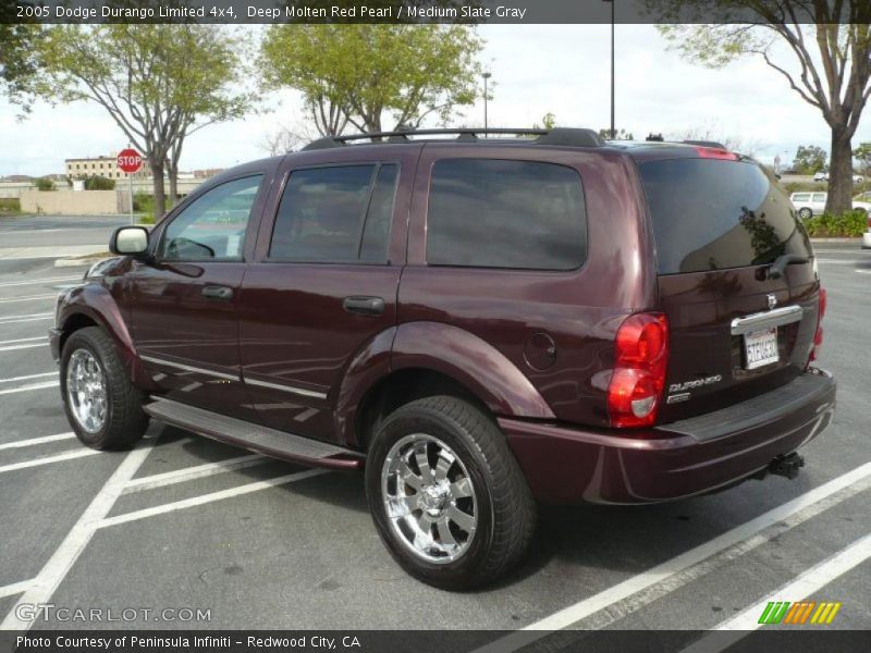 Deep Molten Red Pearl / Medium Slate Gray 2005 Dodge Durango Limited 4x4