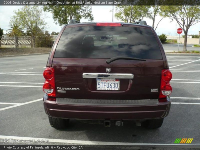 Deep Molten Red Pearl / Medium Slate Gray 2005 Dodge Durango Limited 4x4