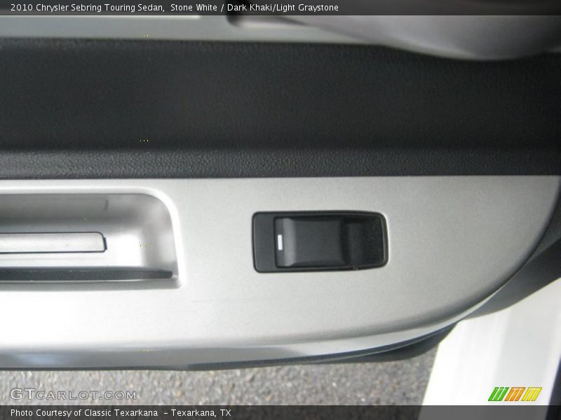 Stone White / Dark Khaki/Light Graystone 2010 Chrysler Sebring Touring Sedan
