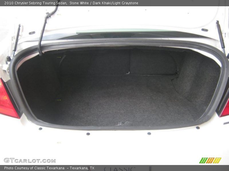 Stone White / Dark Khaki/Light Graystone 2010 Chrysler Sebring Touring Sedan