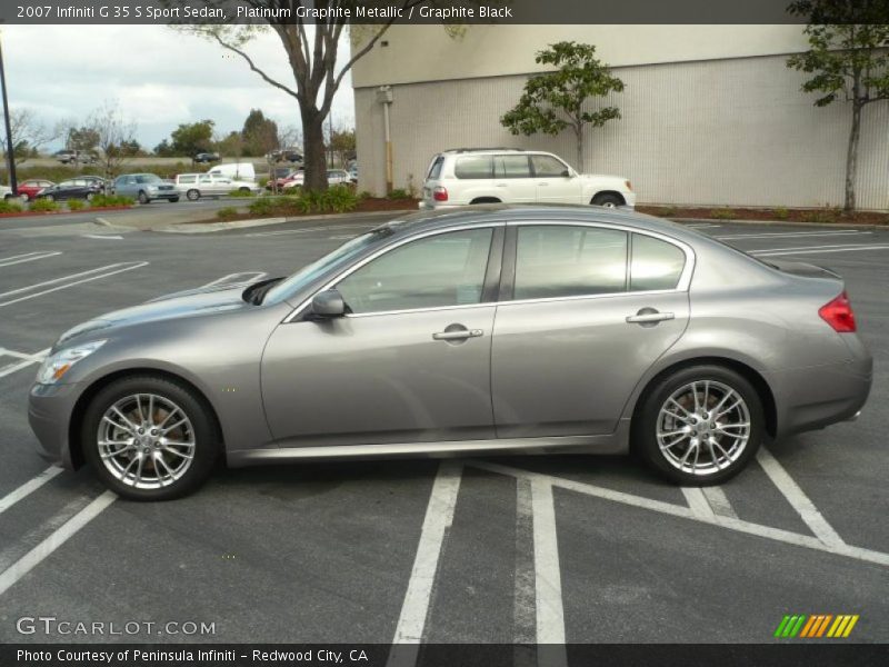 Platinum Graphite Metallic / Graphite Black 2007 Infiniti G 35 S Sport Sedan