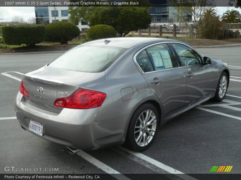 Platinum Graphite Metallic / Graphite Black 2007 Infiniti G 35 S Sport Sedan