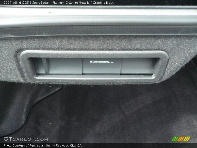 Platinum Graphite Metallic / Graphite Black 2007 Infiniti G 35 S Sport Sedan