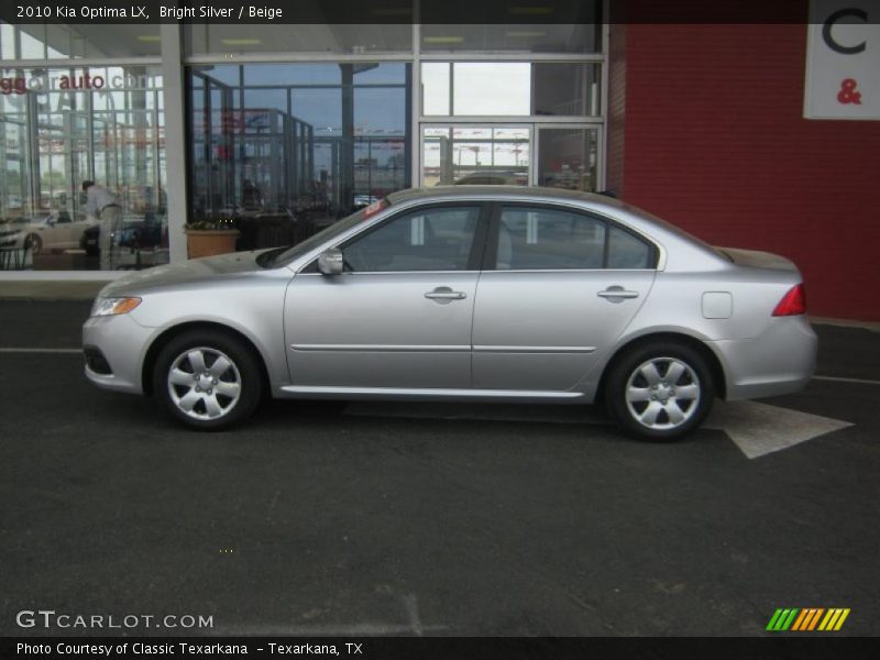 Bright Silver / Beige 2010 Kia Optima LX