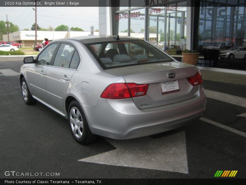 Bright Silver / Beige 2010 Kia Optima LX