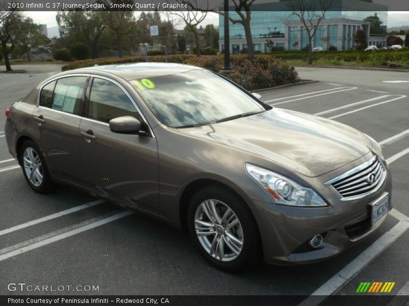 Front 3/4 View of 2010 G 37 Journey Sedan