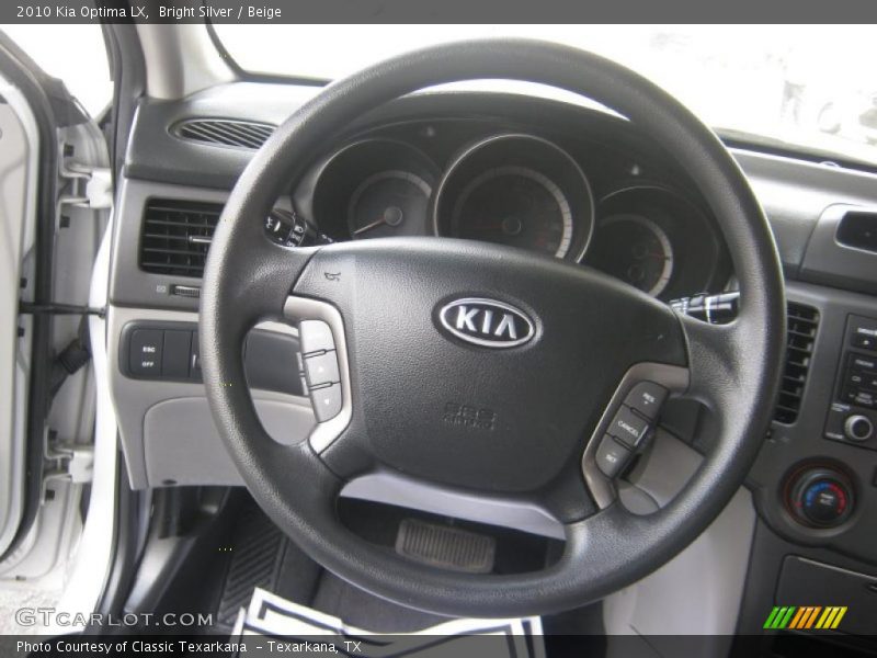 Bright Silver / Beige 2010 Kia Optima LX