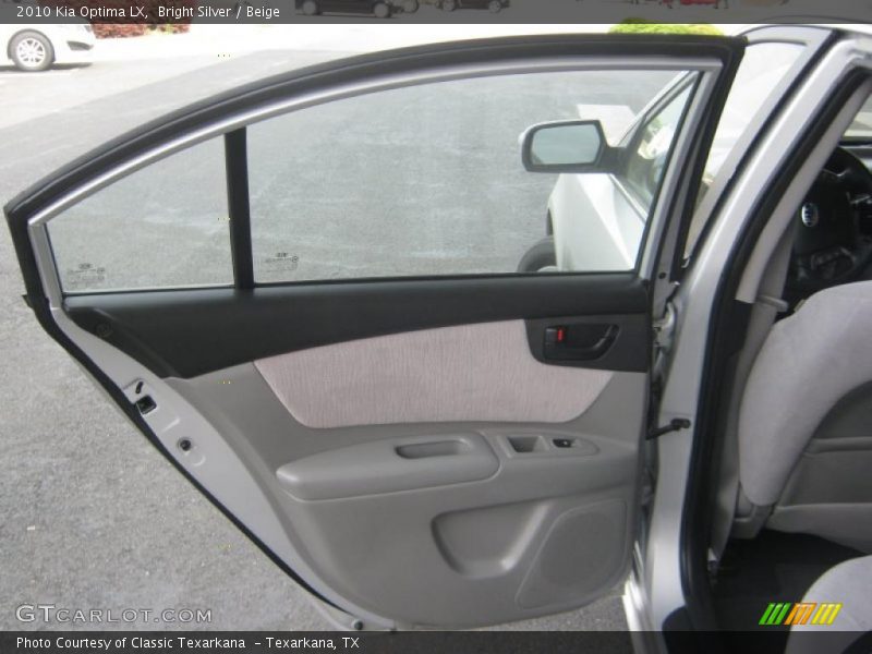 Bright Silver / Beige 2010 Kia Optima LX