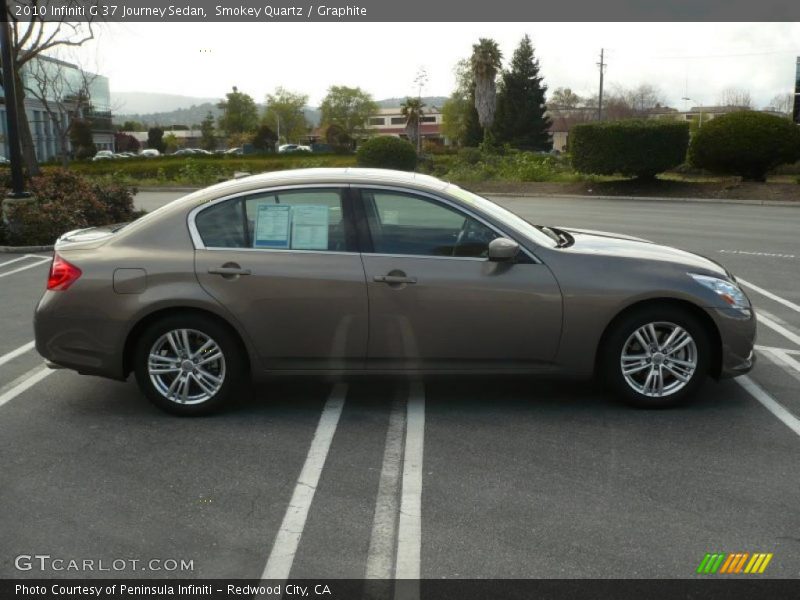 Smokey Quartz / Graphite 2010 Infiniti G 37 Journey Sedan