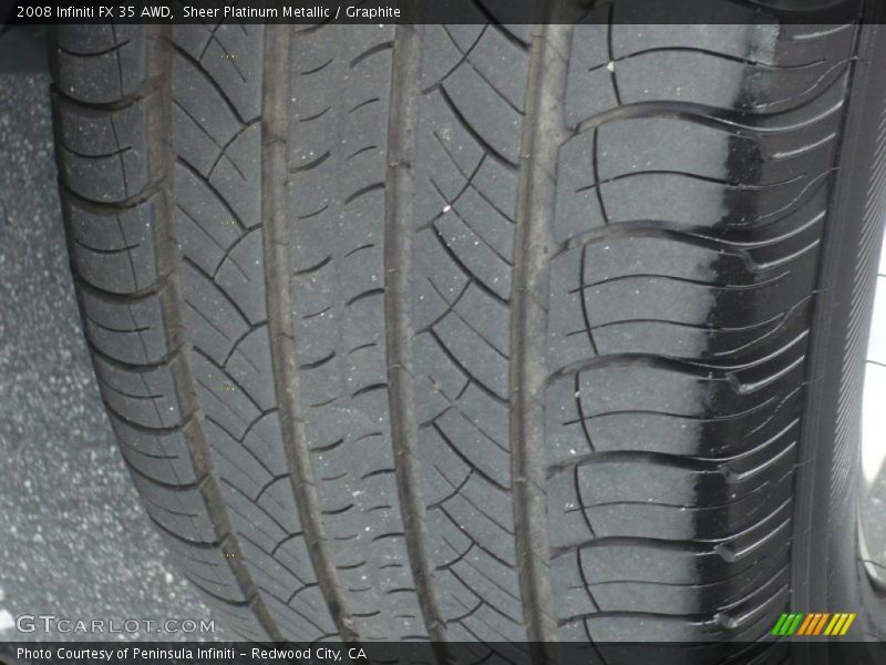 Sheer Platinum Metallic / Graphite 2008 Infiniti FX 35 AWD
