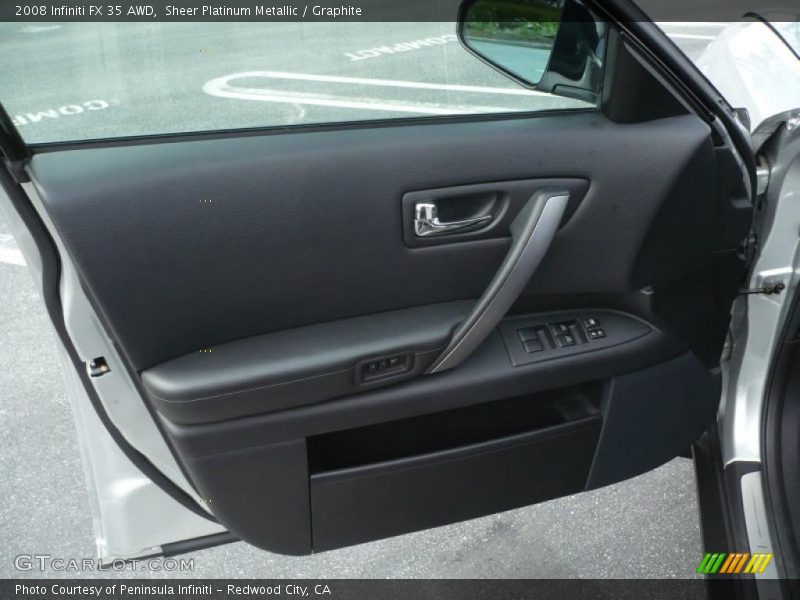 Sheer Platinum Metallic / Graphite 2008 Infiniti FX 35 AWD
