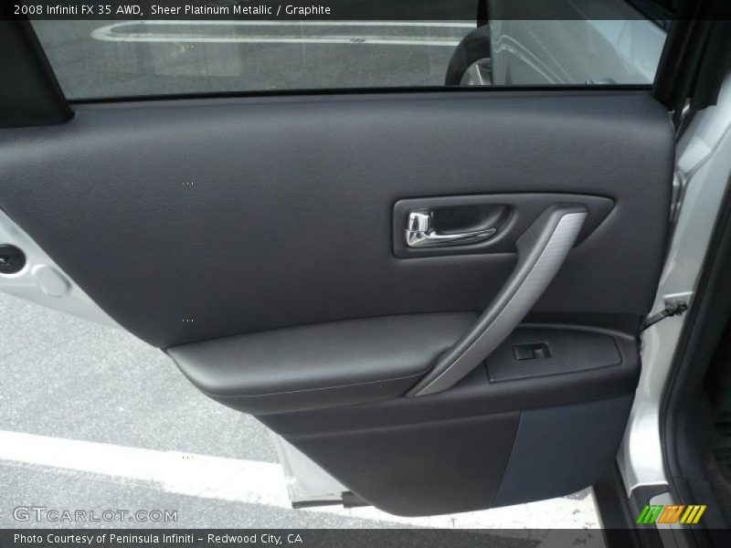 Sheer Platinum Metallic / Graphite 2008 Infiniti FX 35 AWD