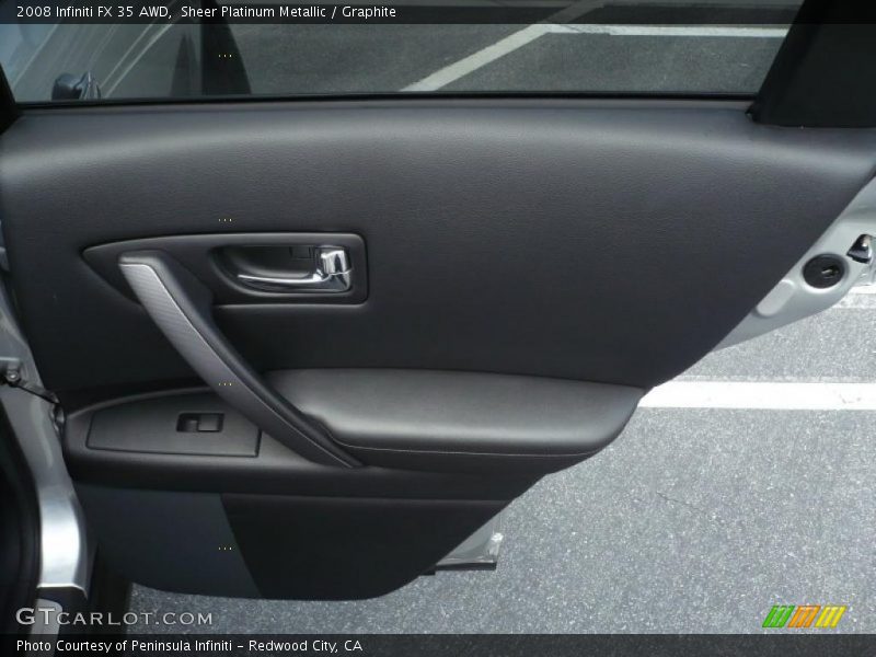 Sheer Platinum Metallic / Graphite 2008 Infiniti FX 35 AWD