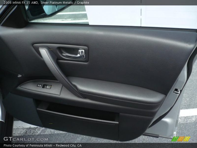 Sheer Platinum Metallic / Graphite 2008 Infiniti FX 35 AWD