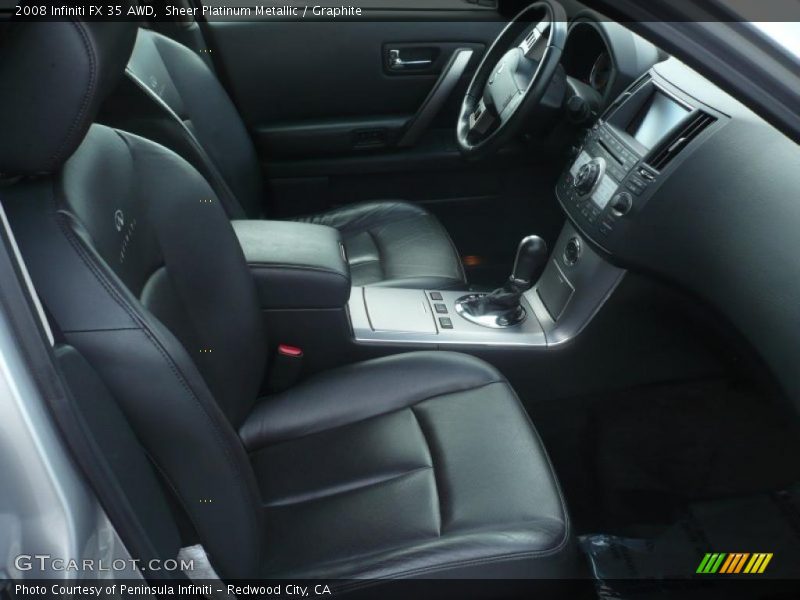 Sheer Platinum Metallic / Graphite 2008 Infiniti FX 35 AWD