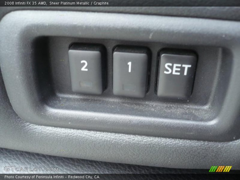 Sheer Platinum Metallic / Graphite 2008 Infiniti FX 35 AWD