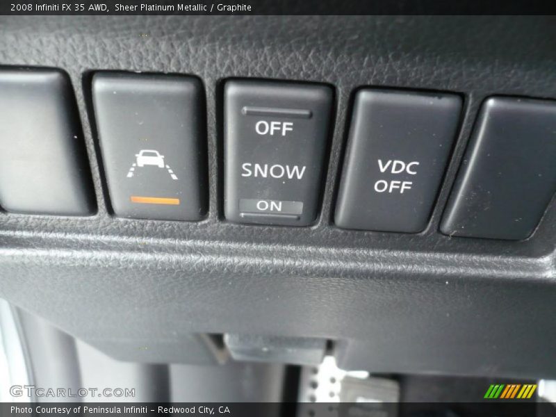 Sheer Platinum Metallic / Graphite 2008 Infiniti FX 35 AWD