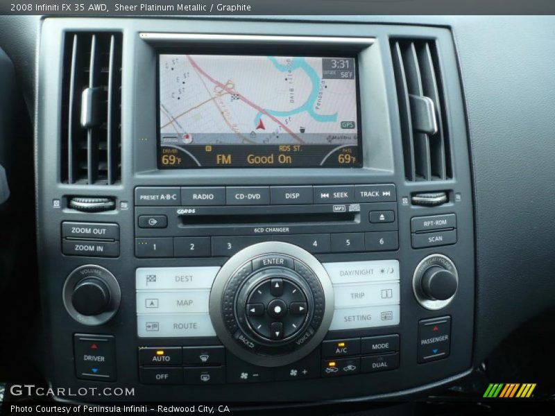 Sheer Platinum Metallic / Graphite 2008 Infiniti FX 35 AWD