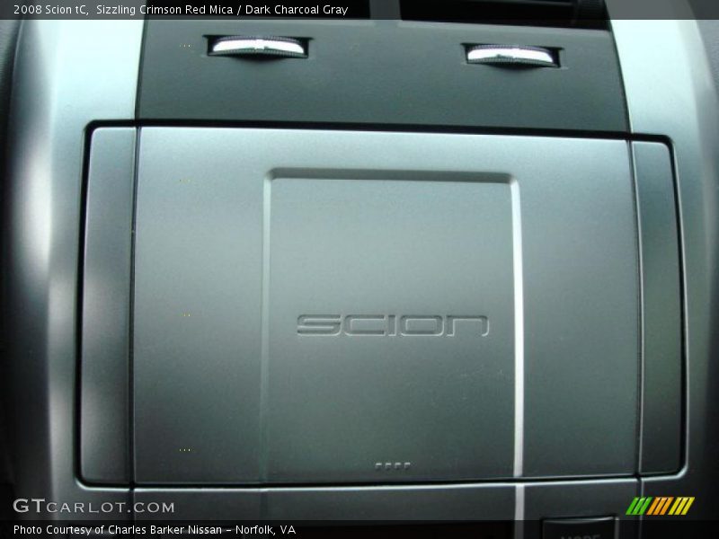 Sizzling Crimson Red Mica / Dark Charcoal Gray 2008 Scion tC