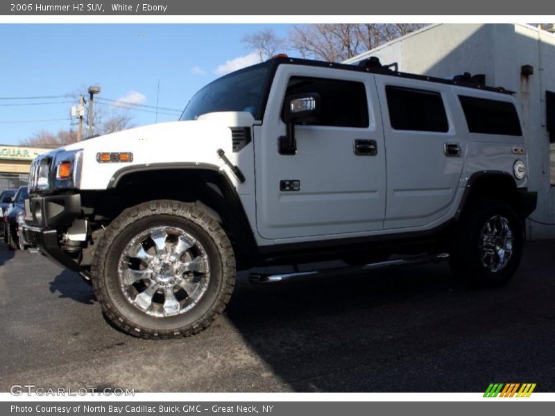 White / Ebony 2006 Hummer H2 SUV