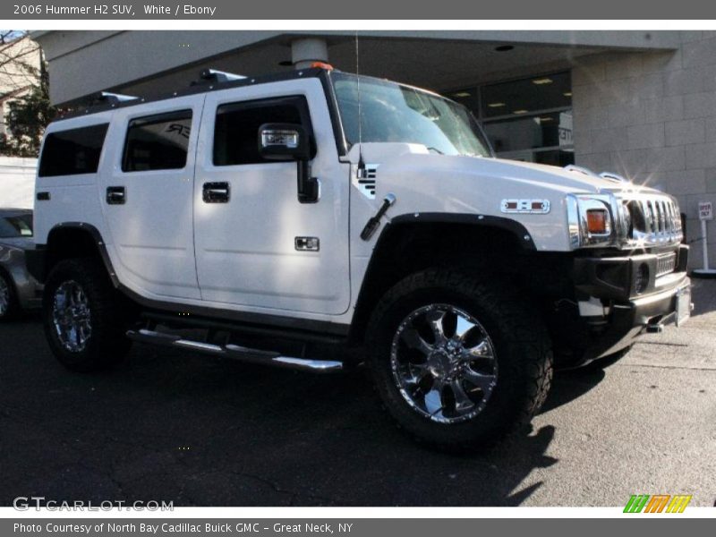 White / Ebony 2006 Hummer H2 SUV