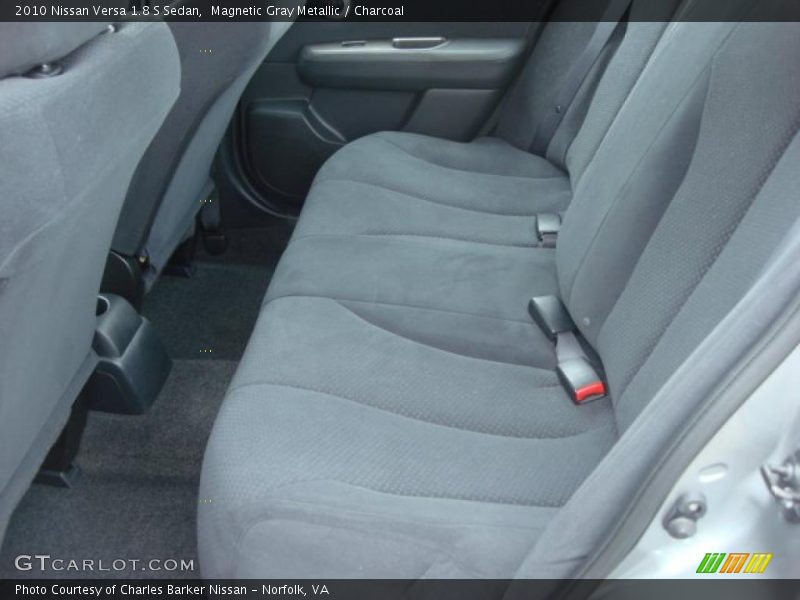  2010 Versa 1.8 S Sedan Charcoal Interior