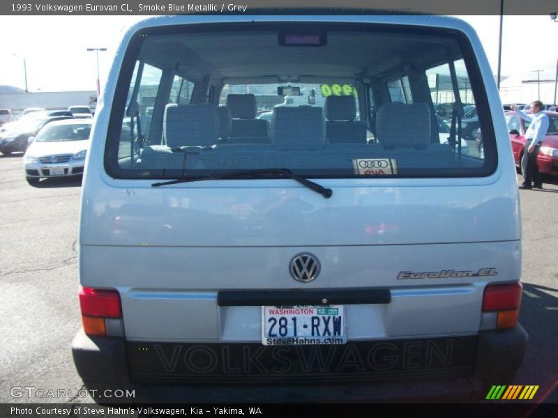 Smoke Blue Metallic / Grey 1993 Volkswagen Eurovan CL