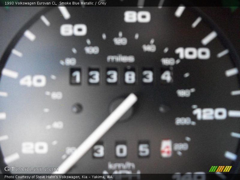 Smoke Blue Metallic / Grey 1993 Volkswagen Eurovan CL