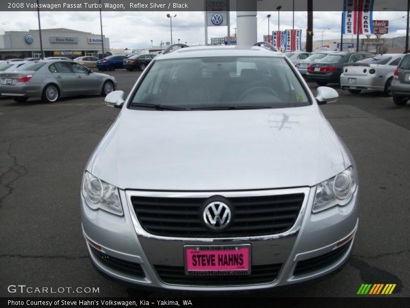 Reflex Silver / Black 2008 Volkswagen Passat Turbo Wagon
